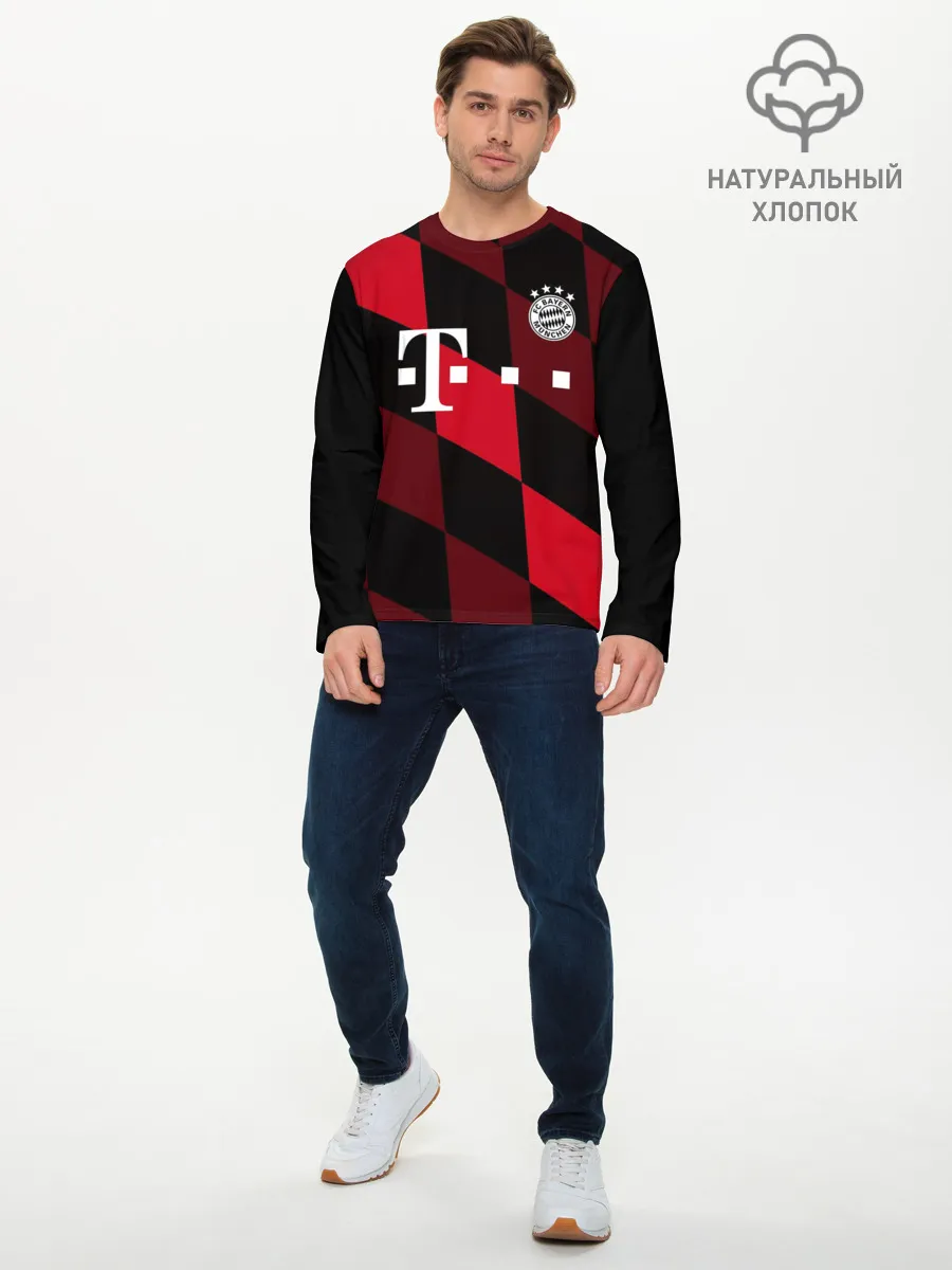Мужской лонгслив базовый / ФК Бавария Мюнхен
