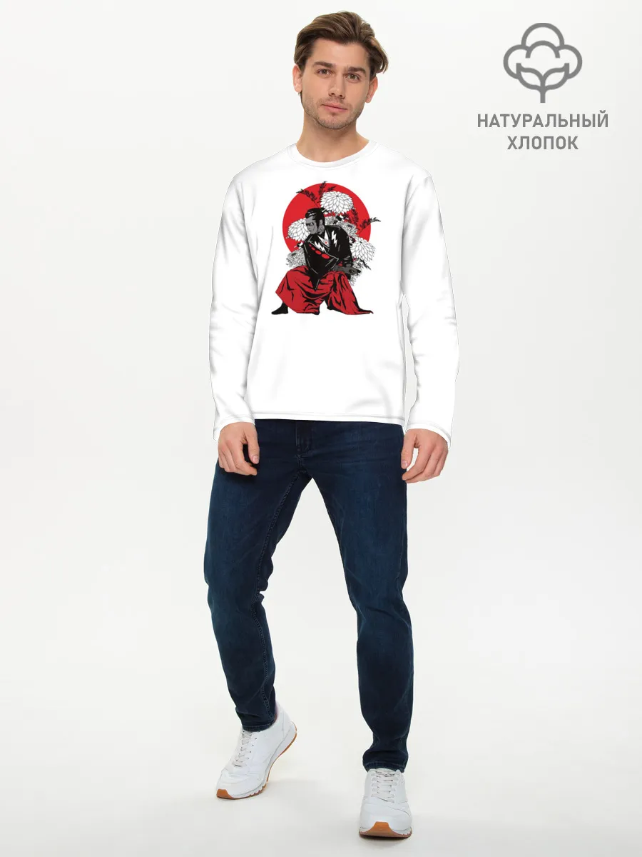 Мужской лонгслив базовый / Япония