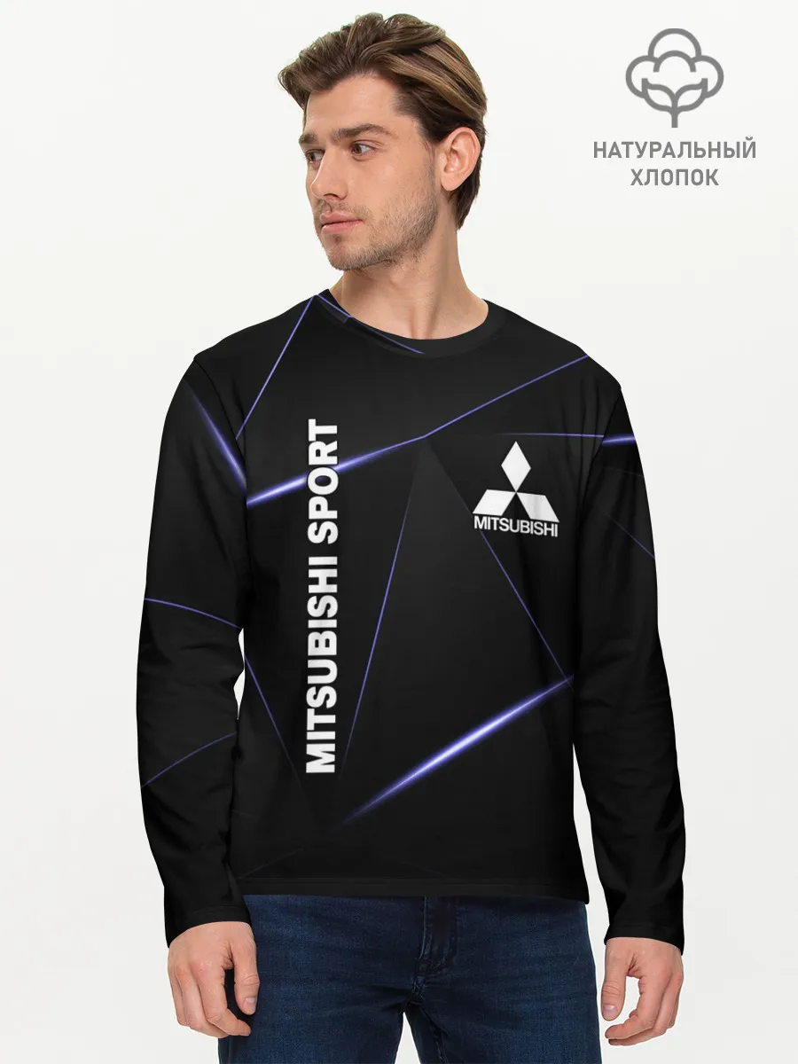Мужской лонгслив базовый / MITSUBISHI