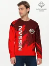 Мужской лонгслив базовый / NISSAN