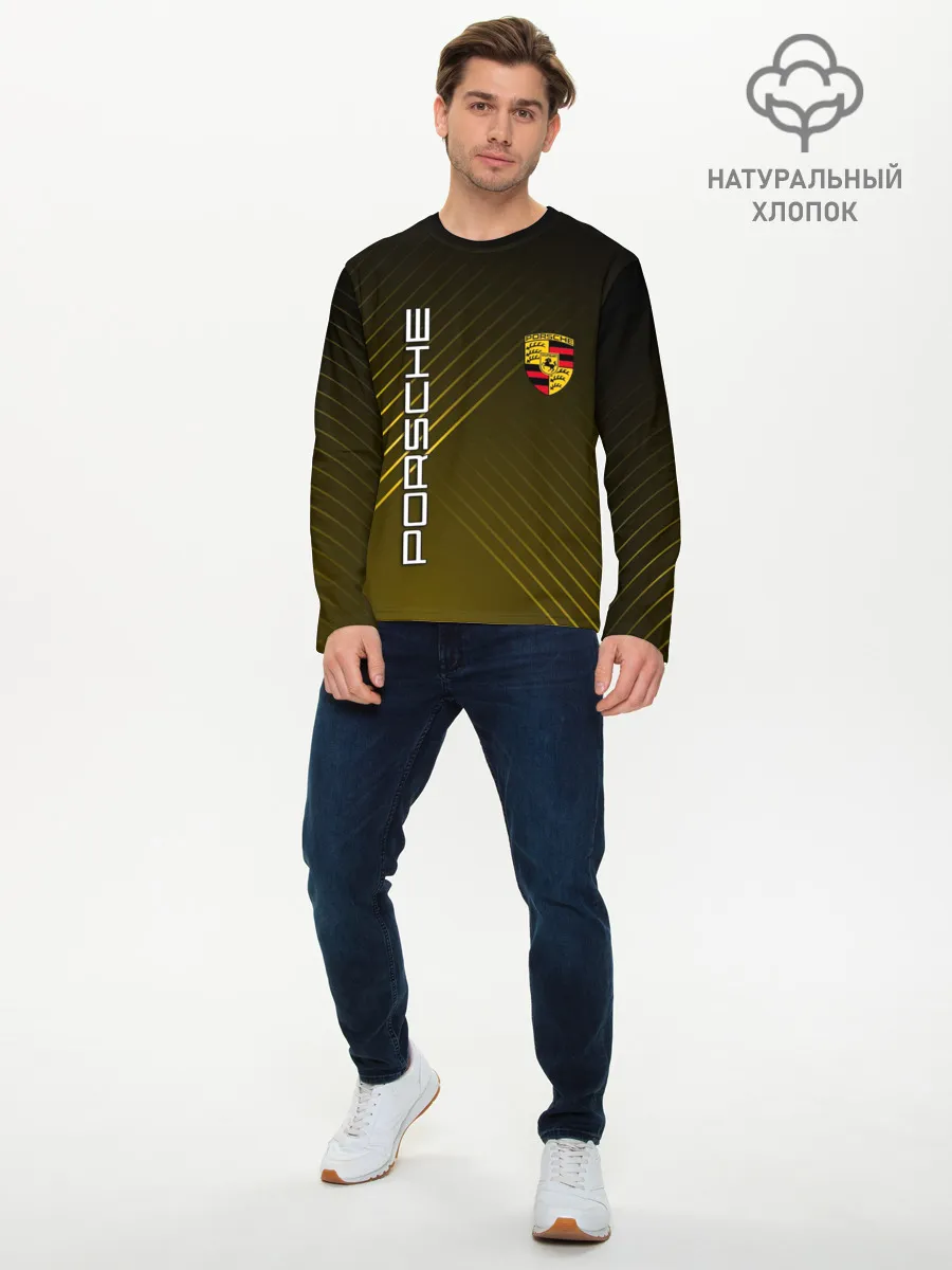 Мужской лонгслив базовый / PORSCHE