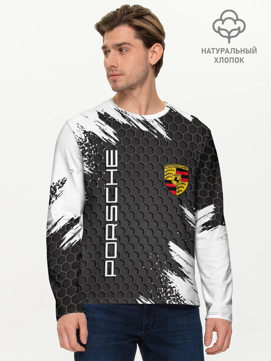 Мужской лонгслив базовый / PORSCHE