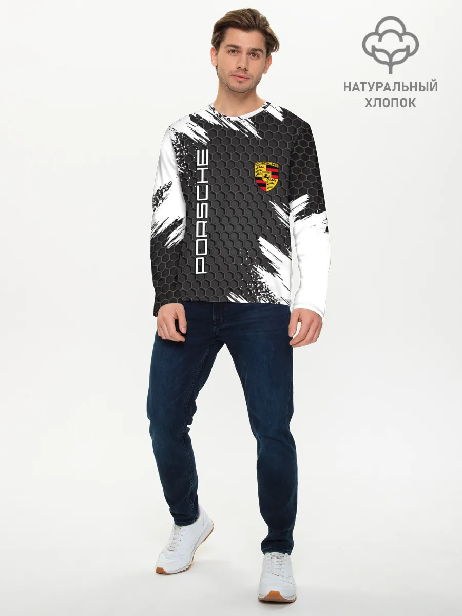 Мужской лонгслив базовый / PORSCHE