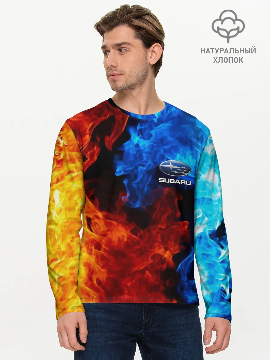 Мужской лонгслив базовый / SUBARU