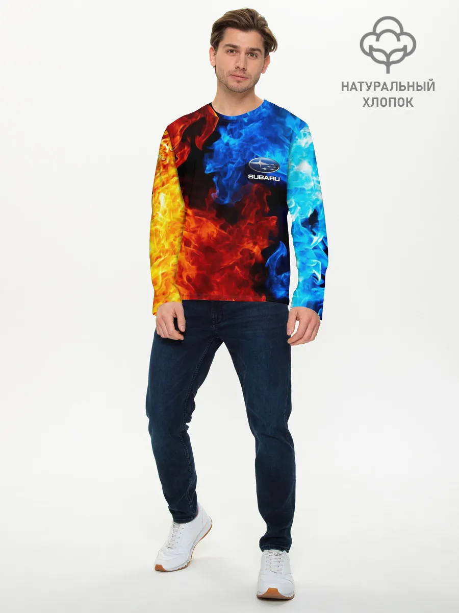 Мужской лонгслив базовый / SUBARU
