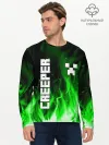 Мужской лонгслив базовый / MINECRAFT CREEPER