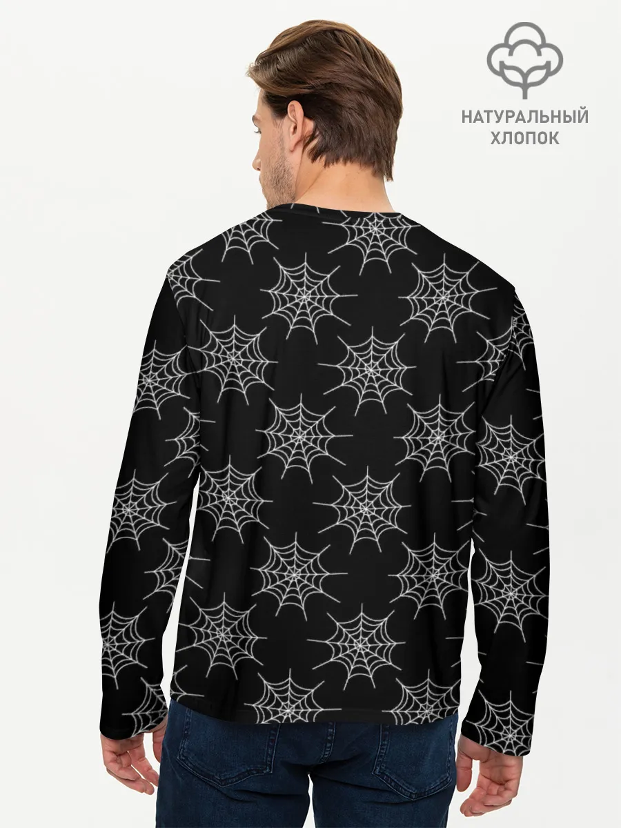 Мужской лонгслив базовый / Паутина