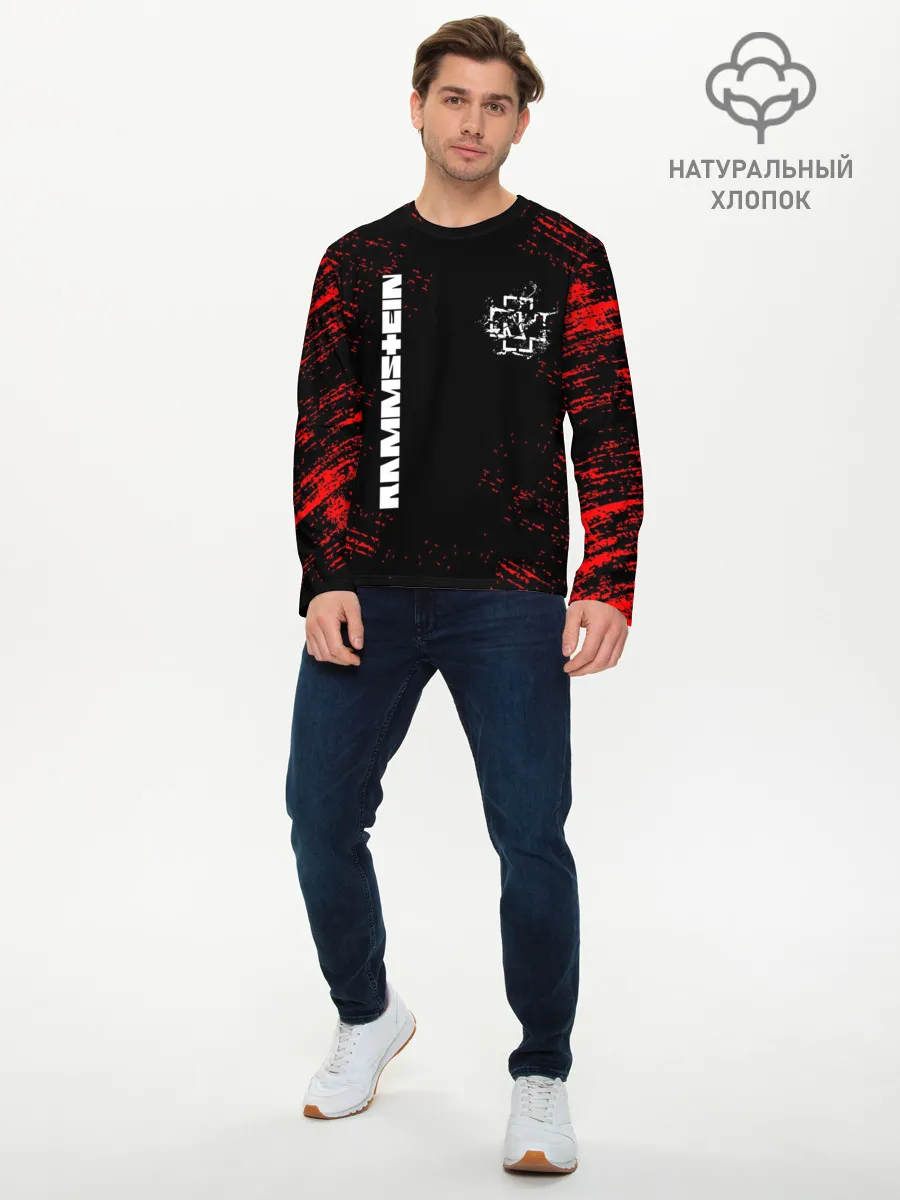 Мужской лонгслив базовый / RAMMSTEIN