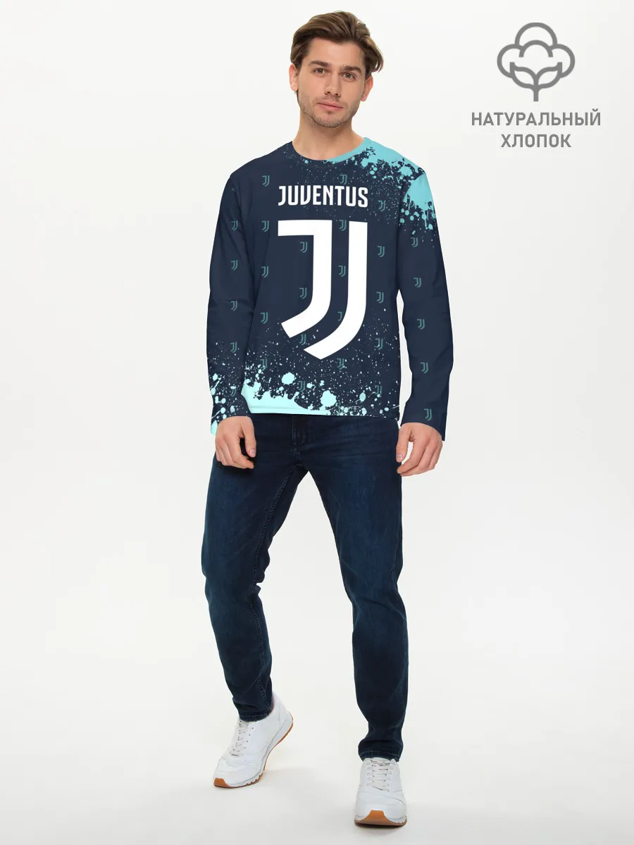 Мужской лонгслив базовый / JUVENTUS / ЮВЕНТУС