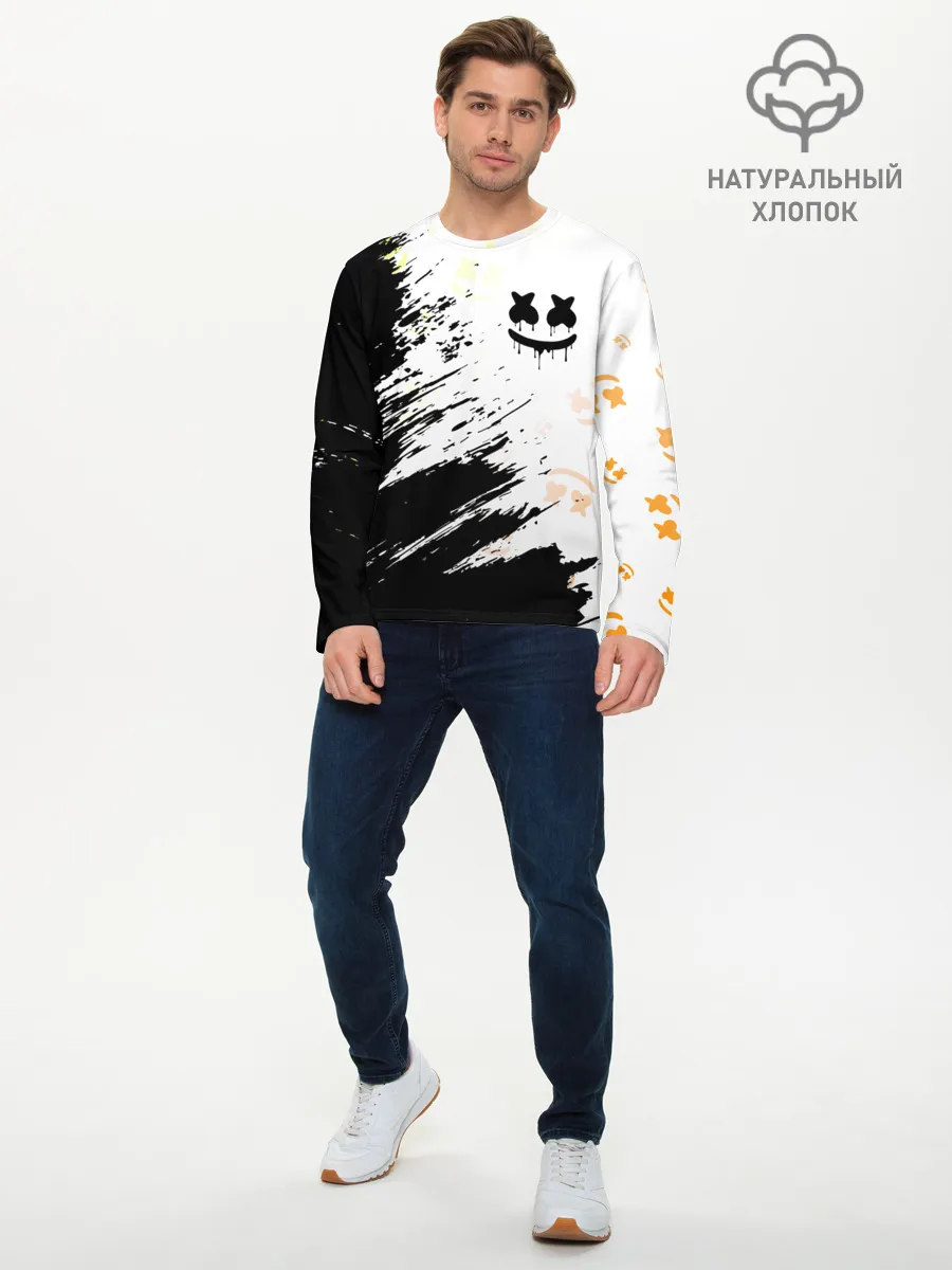 Мужской лонгслив базовый / MARSHMELLO / МАРШМЕЛЛОУ