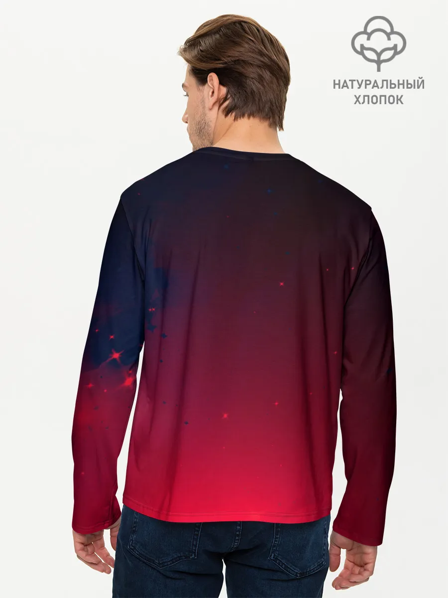 Мужской лонгслив базовый / MITSUBISHI / МИТСУБИСИ