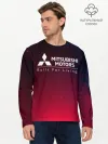 Мужской лонгслив базовый / MITSUBISHI / МИТСУБИСИ