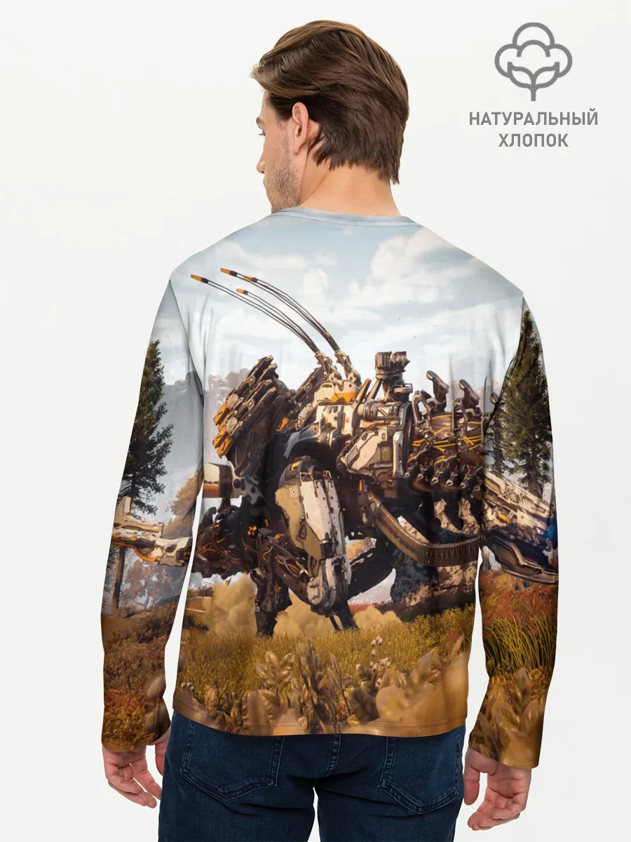 Мужской лонгслив базовый / Horizon Zero Dawn