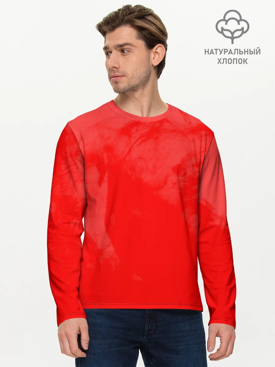 Мужской лонгслив базовый / RED SMOKE