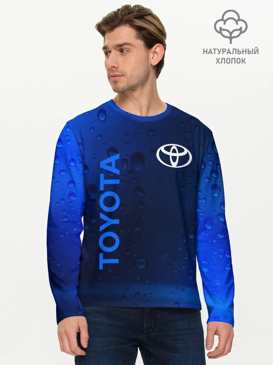 Мужской лонгслив базовый / TOYOTA / ТОЙОТА