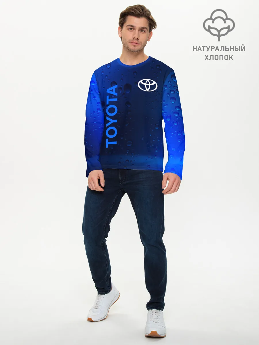 Мужской лонгслив базовый / TOYOTA / ТОЙОТА