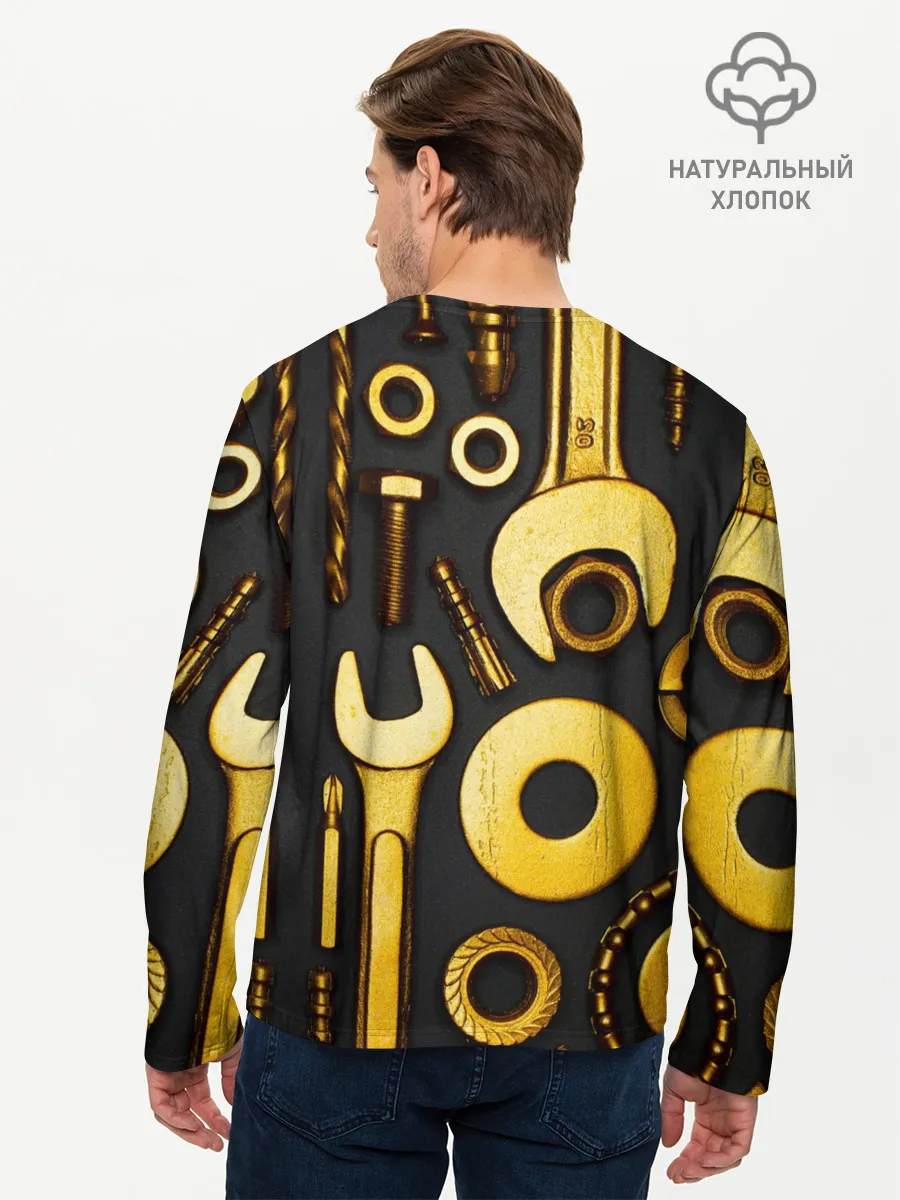 Мужской лонгслив базовый / КЛЮЧ ГАЙКА