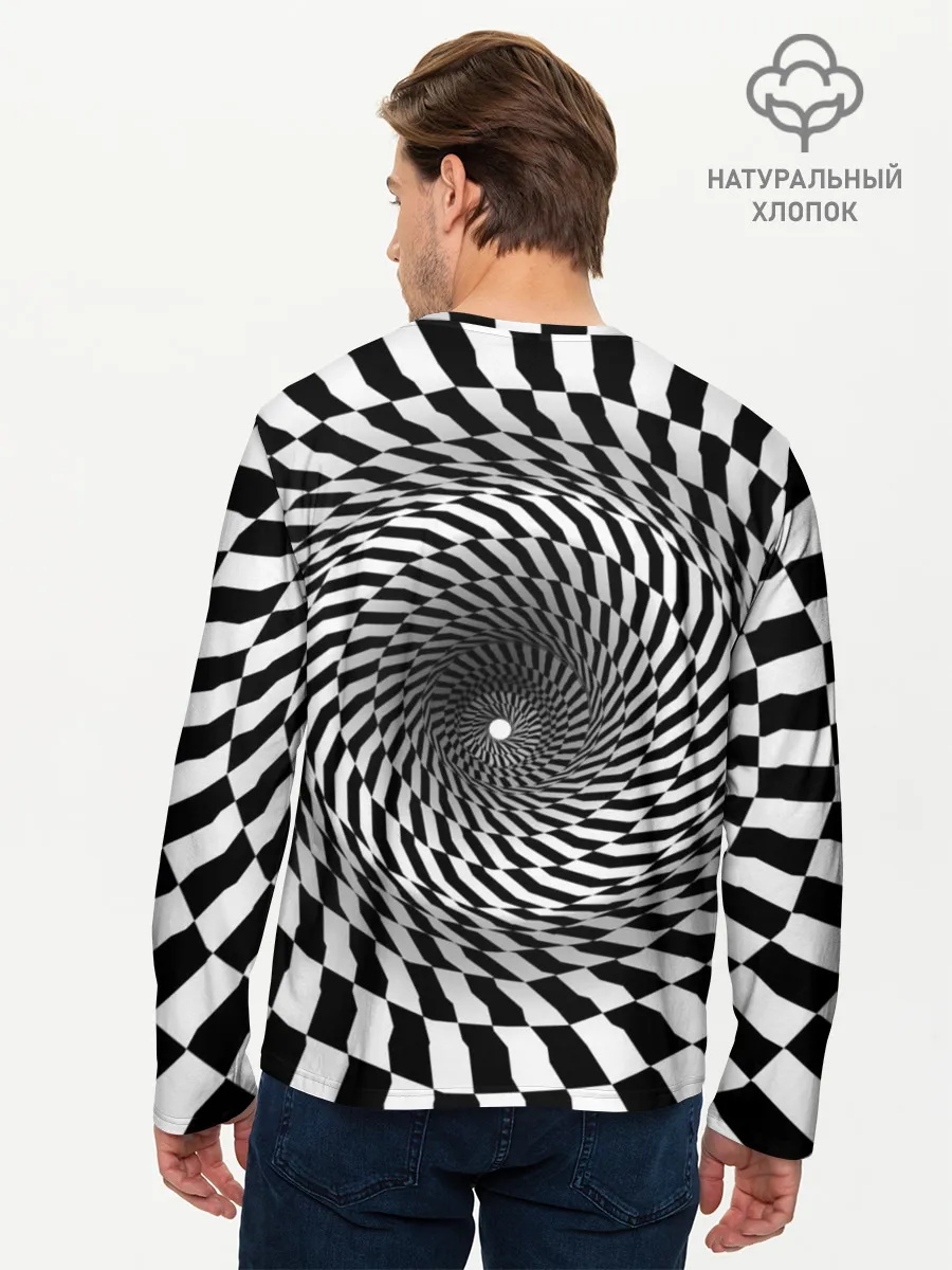 Мужской лонгслив базовый / иллюзия