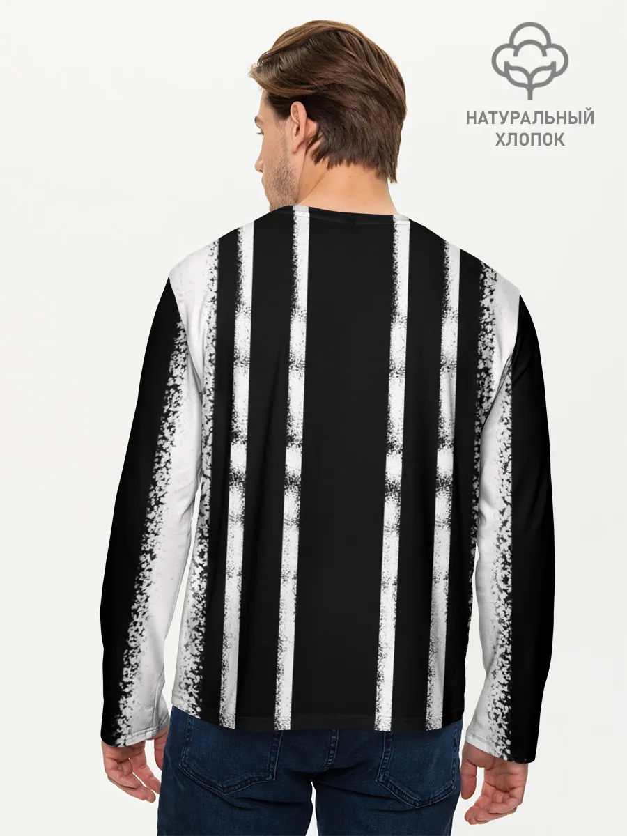 Мужской лонгслив базовый / ювентус