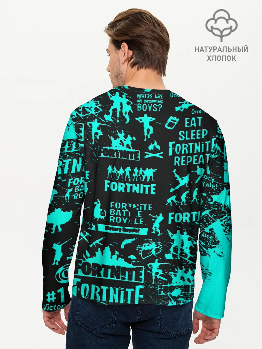Мужской лонгслив базовый / Fortnite.