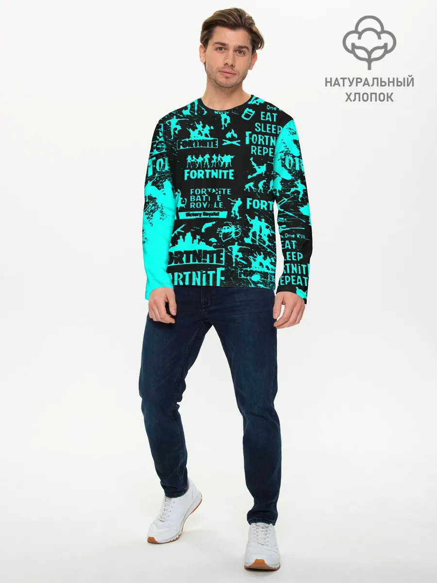 Мужской лонгслив базовый / Fortnite.
