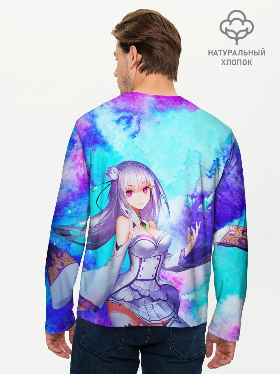 Мужской лонгслив базовый / Re:Zero