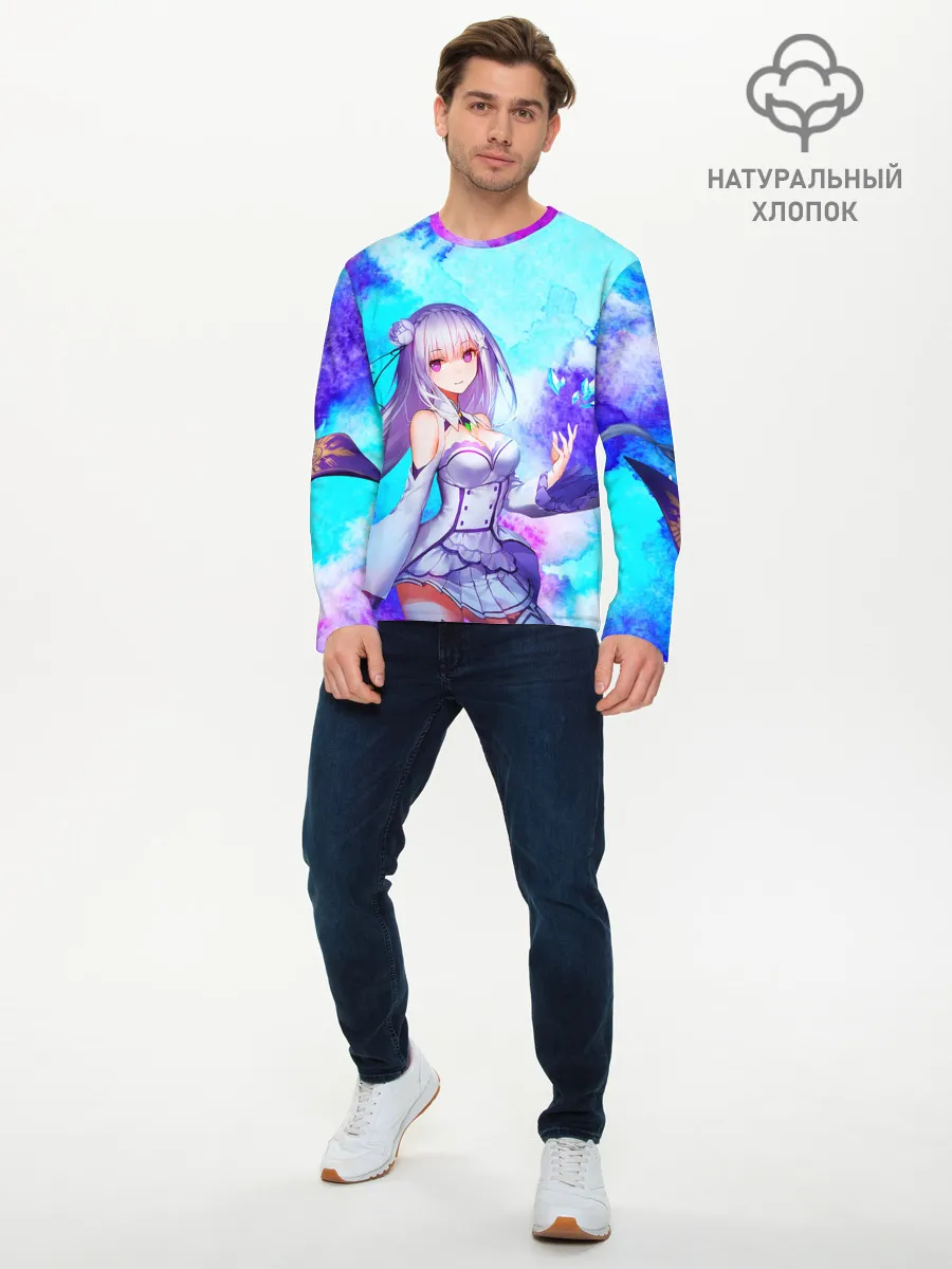 Мужской лонгслив базовый / Re:Zero