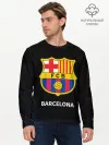 Мужской лонгслив базовый / BARCELONA / БАРСЕЛОНА