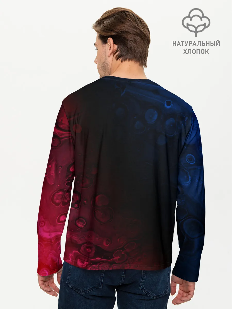 Мужской лонгслив базовый / BARCELONA / БАРСЕЛОНА