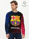 Мужской лонгслив базовый / BARCELONA / БАРСЕЛОНА
