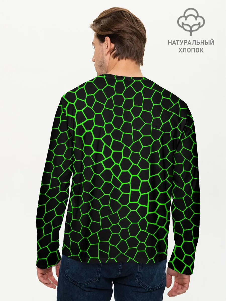 Мужской лонгслив базовый / minecraft