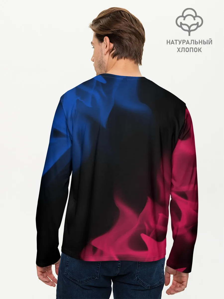 Мужской лонгслив базовый / BARCELONA / БАРСЕЛОНА