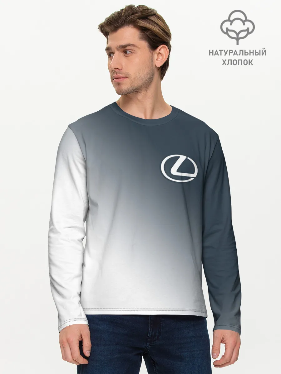 Мужской лонгслив базовый / LEXUS / ЛЕКСУС