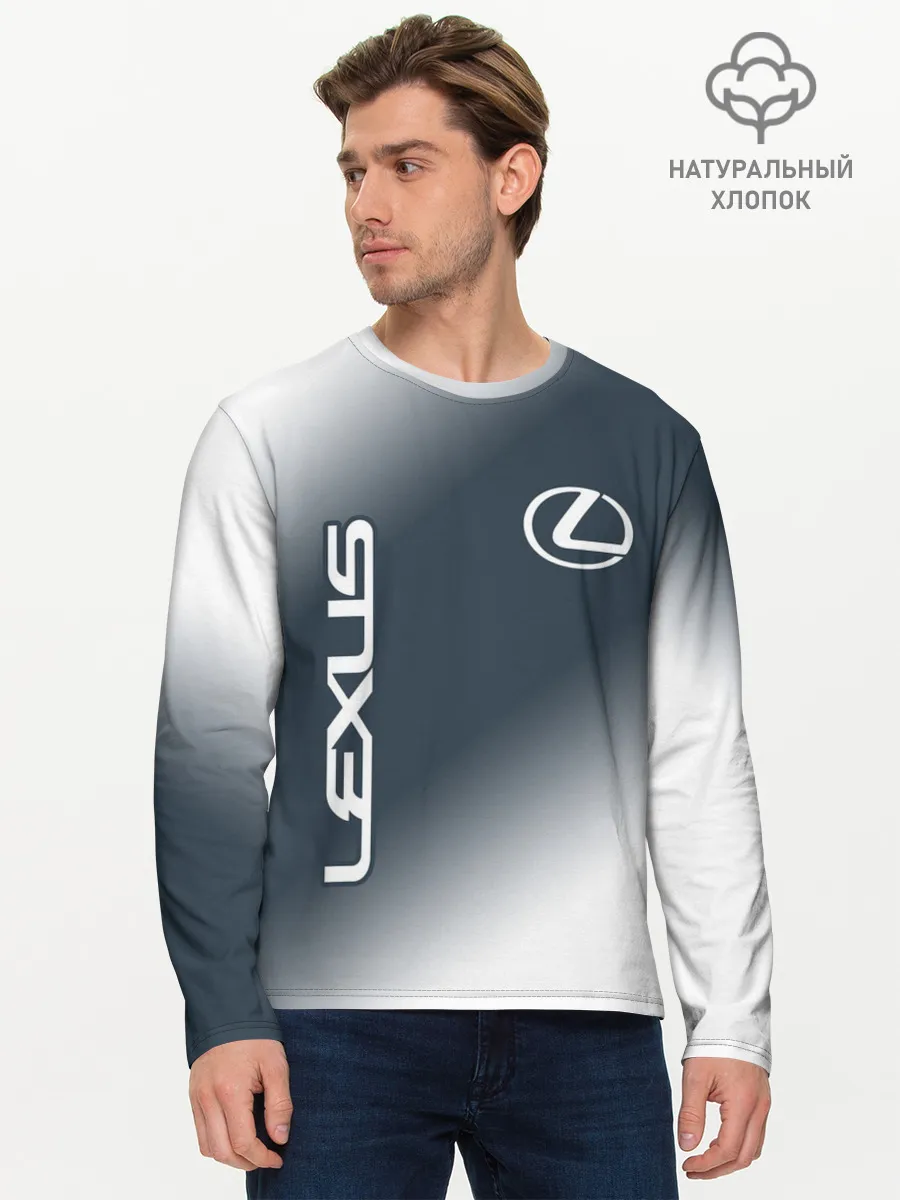 Мужской лонгслив базовый / LEXUS / ЛЕКСУС