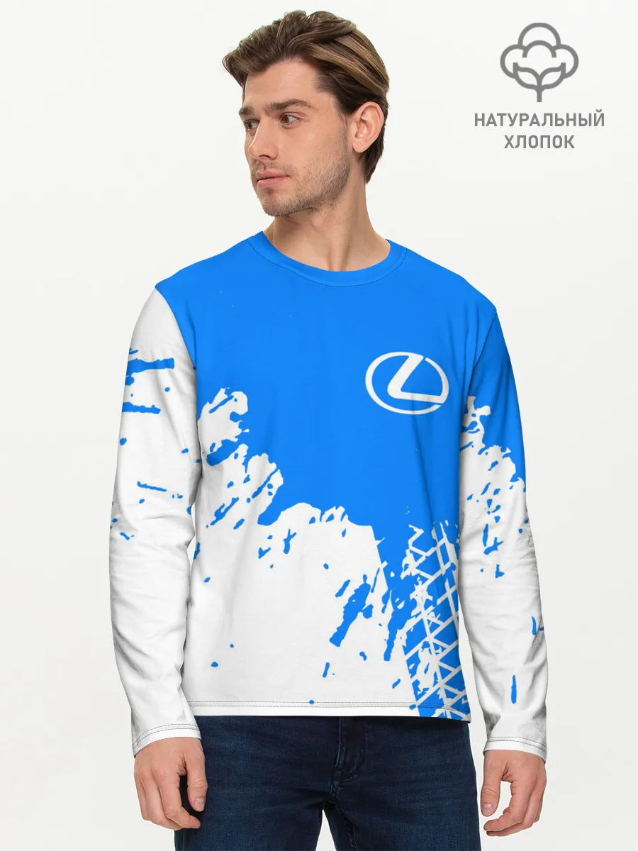 Мужской лонгслив базовый / LEXUS / ЛЕКСУС