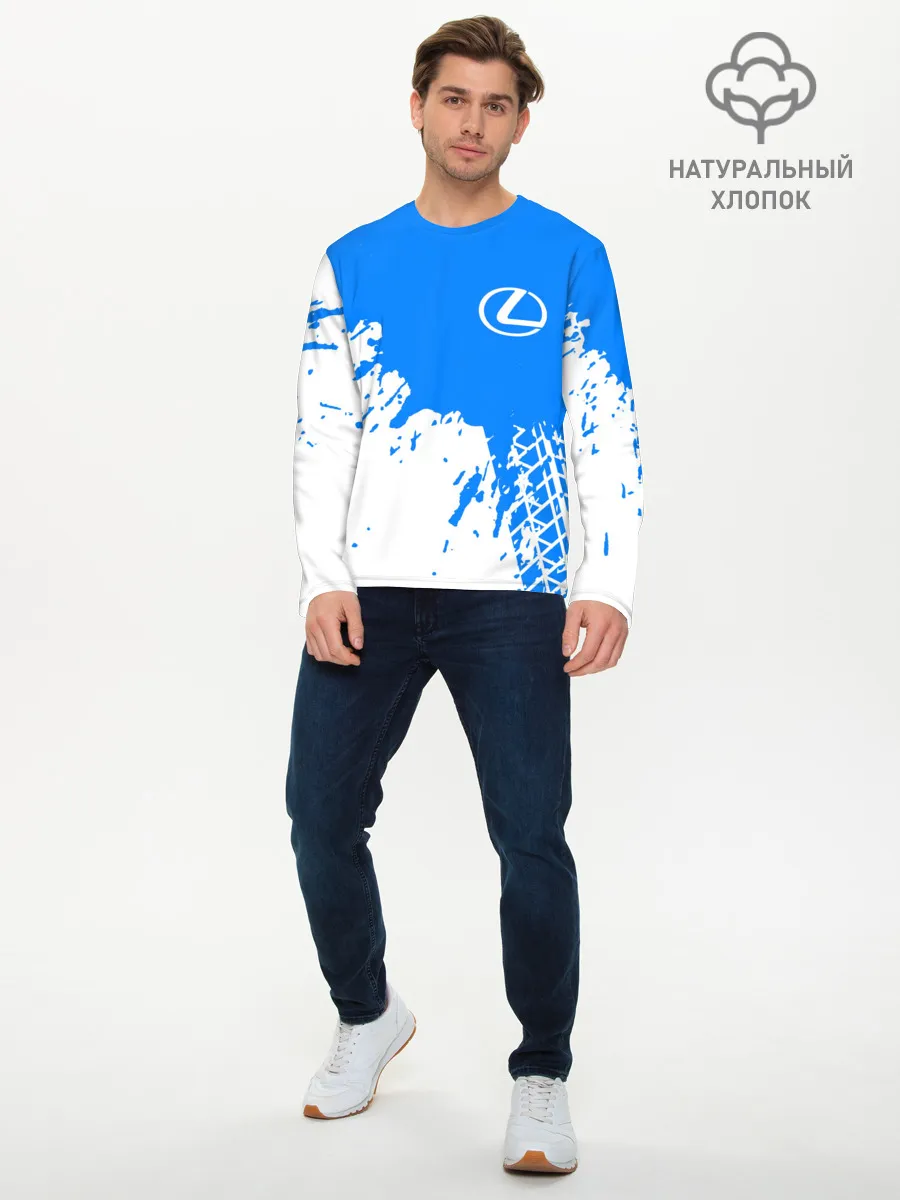 Мужской лонгслив базовый / LEXUS / ЛЕКСУС