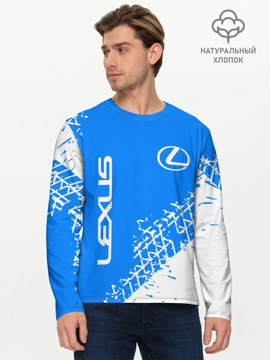 Мужской лонгслив базовый / LEXUS / ЛЕКСУС