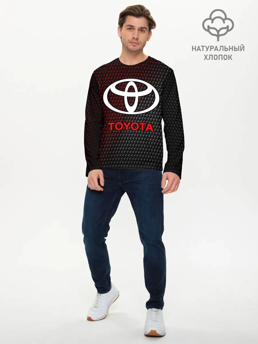 Мужской лонгслив базовый / TOYOTA / ТОЙОТА