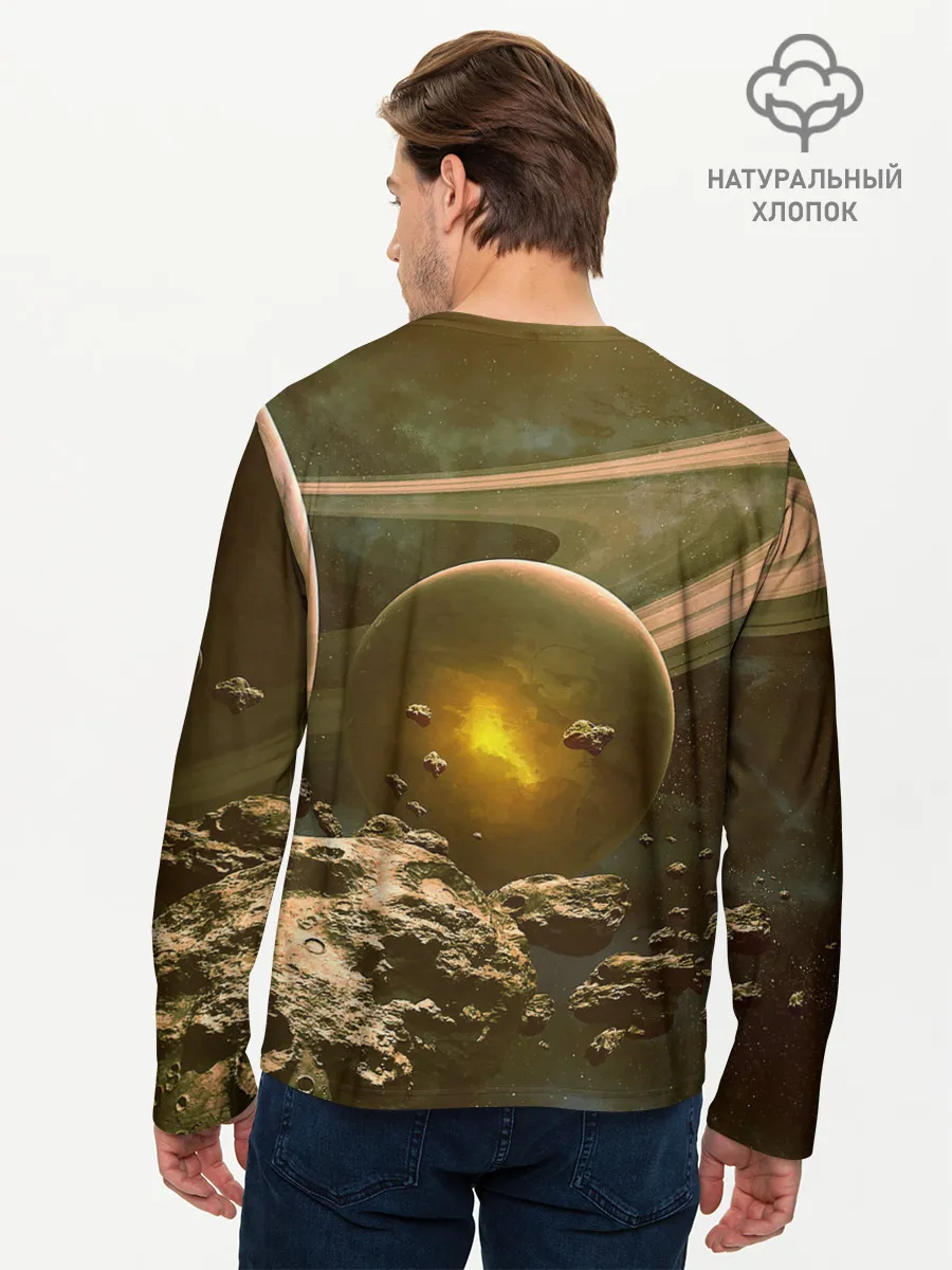 Мужской лонгслив базовый / Saturn