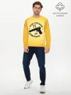 Мужской лонгслив базовый / Лучше старенький ТТ... желтый фон