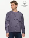 Мужской лонгслив базовый / Puzzles