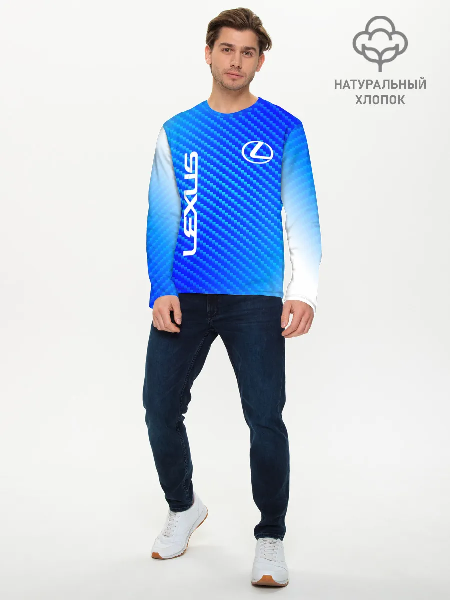 Мужской лонгслив базовый / LEXUS / ЛЕКСУС