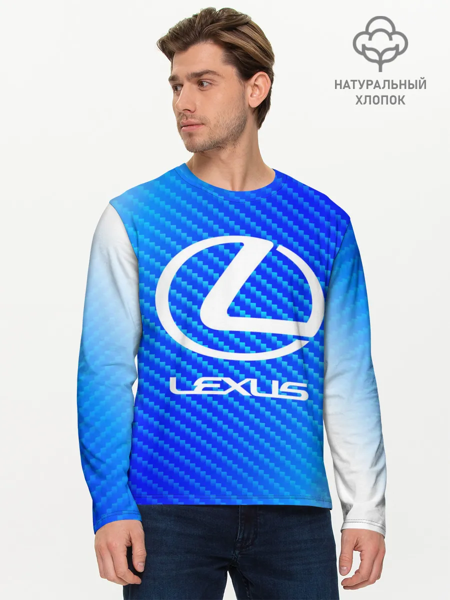 Мужской лонгслив базовый / LEXUS / ЛЕКСУС
