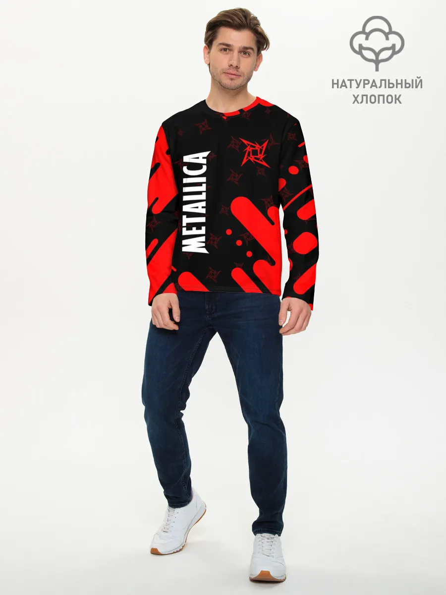 Мужской лонгслив базовый / METALLICA / МЕТАЛЛИКА