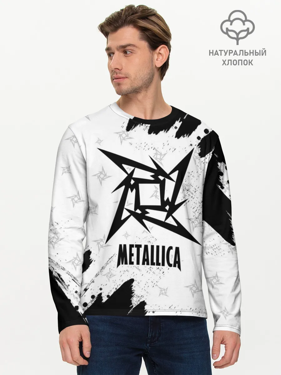Мужской лонгслив базовый / METALLICA / МЕТАЛЛИКА