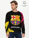 Мужской лонгслив базовый / BARCELONA / БАРСЕЛОНА