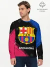 Мужской лонгслив базовый / BARCELONA / БАРСЕЛОНА