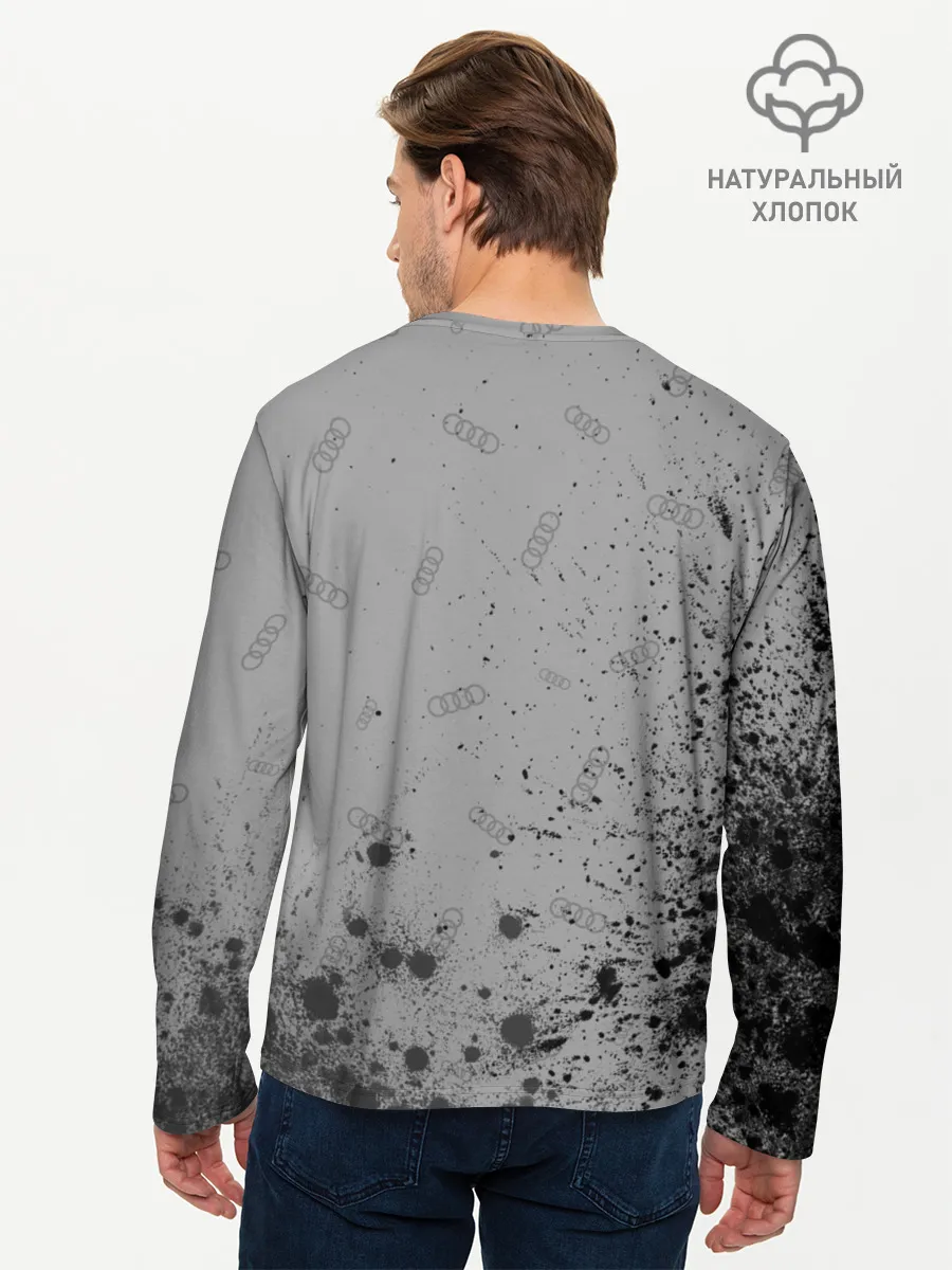 Мужской лонгслив базовый / AUDI / АУДИ