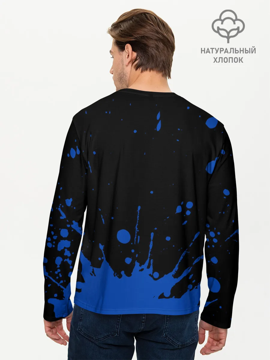 Мужской лонгслив базовый / BARCELONA / БАРСЕЛОНА