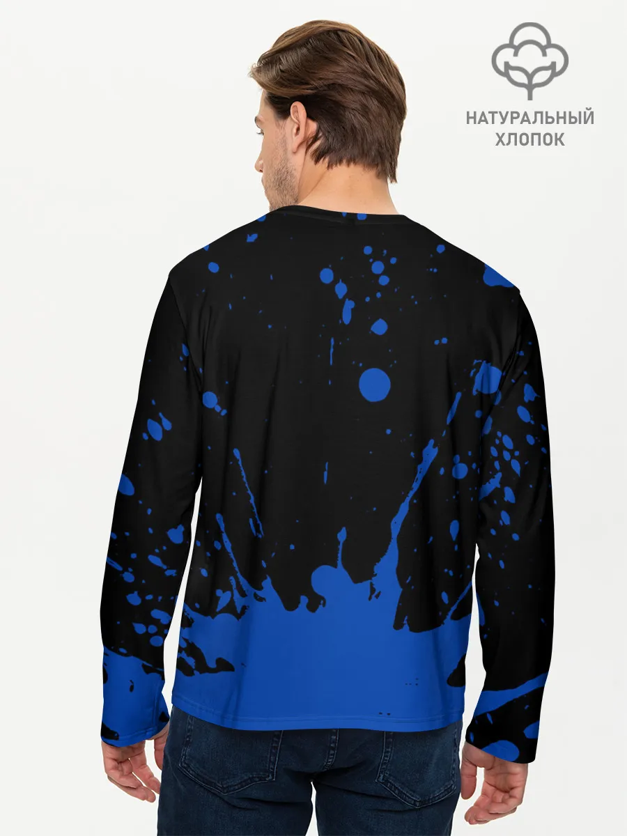 Мужской лонгслив базовый / BARCELONA / БАРСЕЛОНА